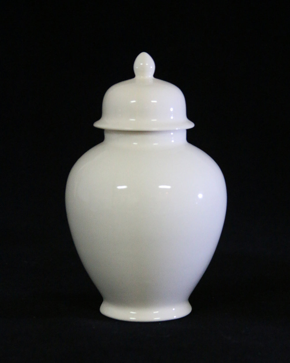 Hancrafted Ceramic Urn - Ivory - Medium