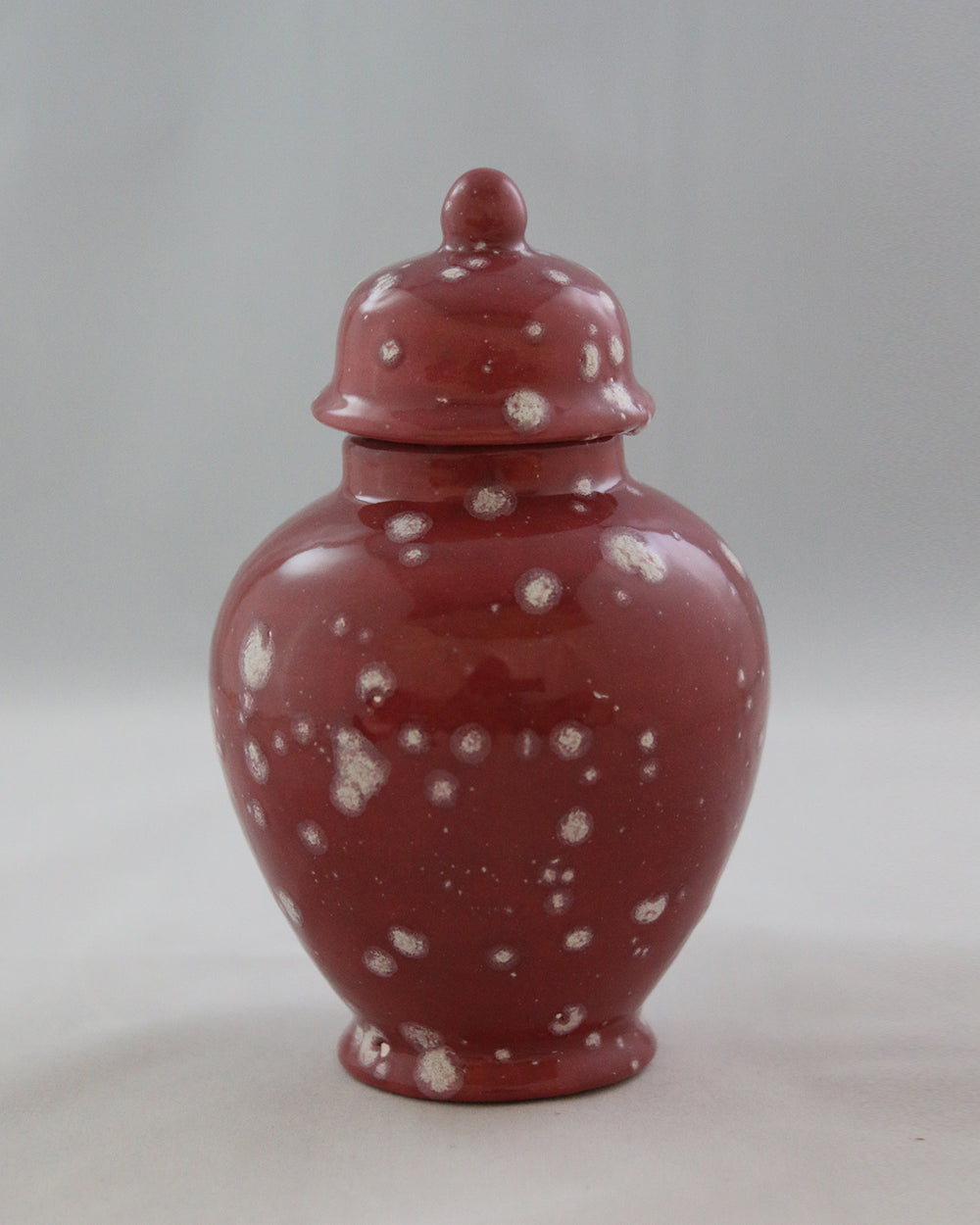 Hancrafted Ceramic Urn - Cranberry - XSmall
