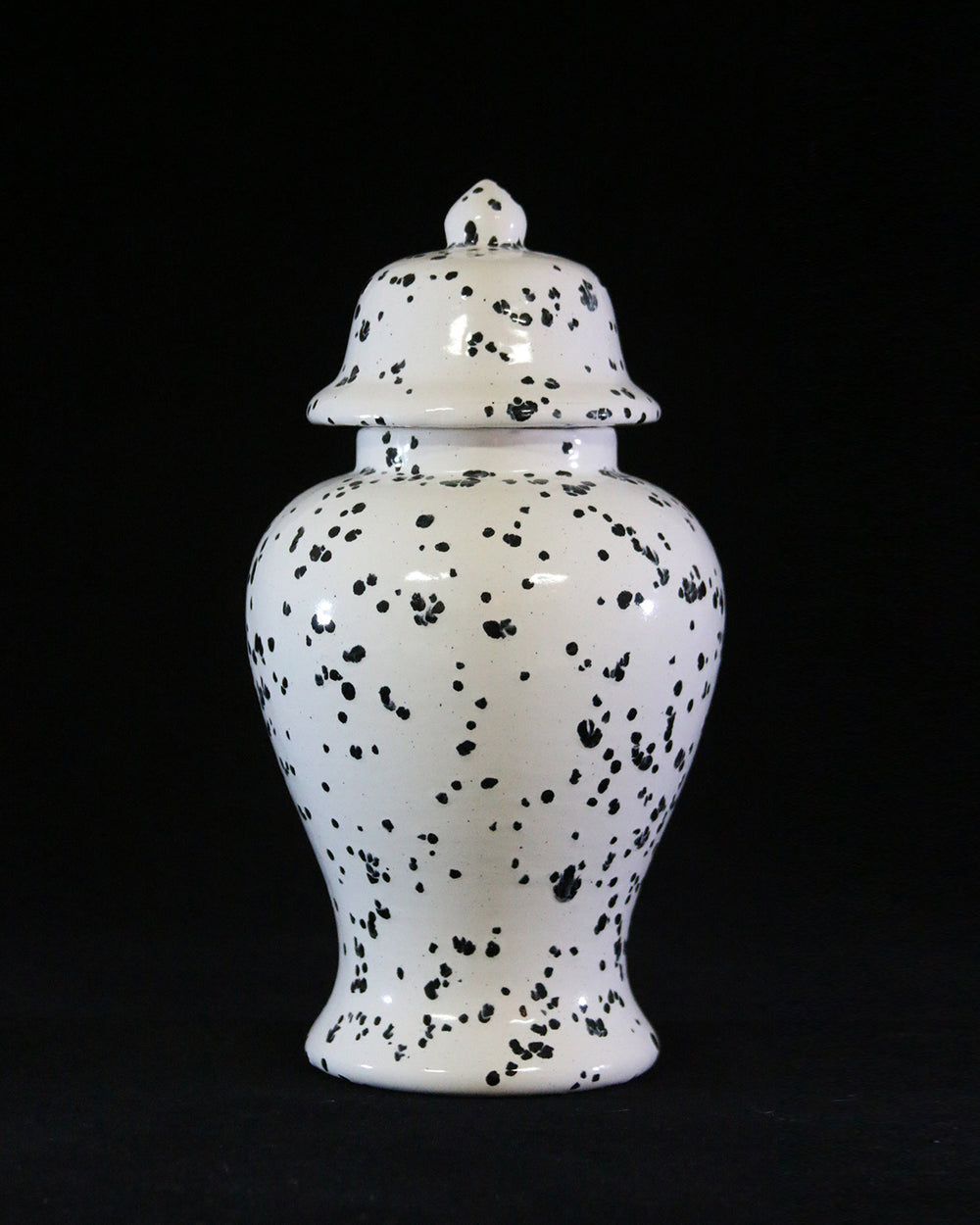 Hancrafted Ceramic Urn - Ink Spots - XLarge