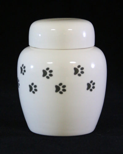 Ceramic Urn with Paws